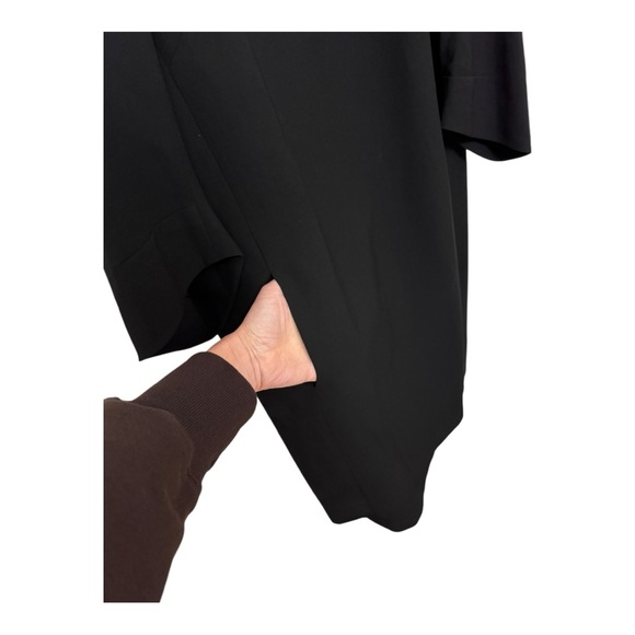 LAFAYETTE 148 | 3/4 Sleeve Sheath Dress with Exposed Zipper in Black, Size 8 - Picture 5 of 10